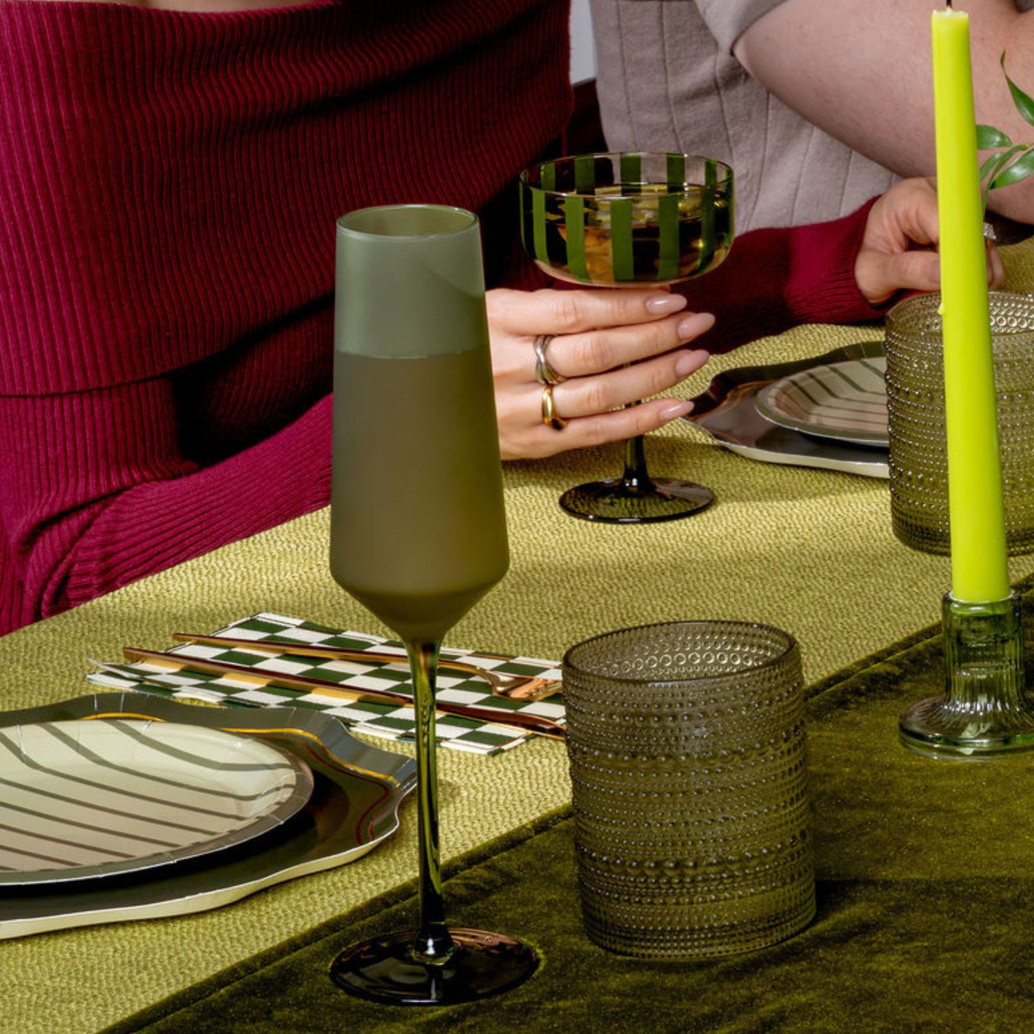 Frosted Champagne Flute