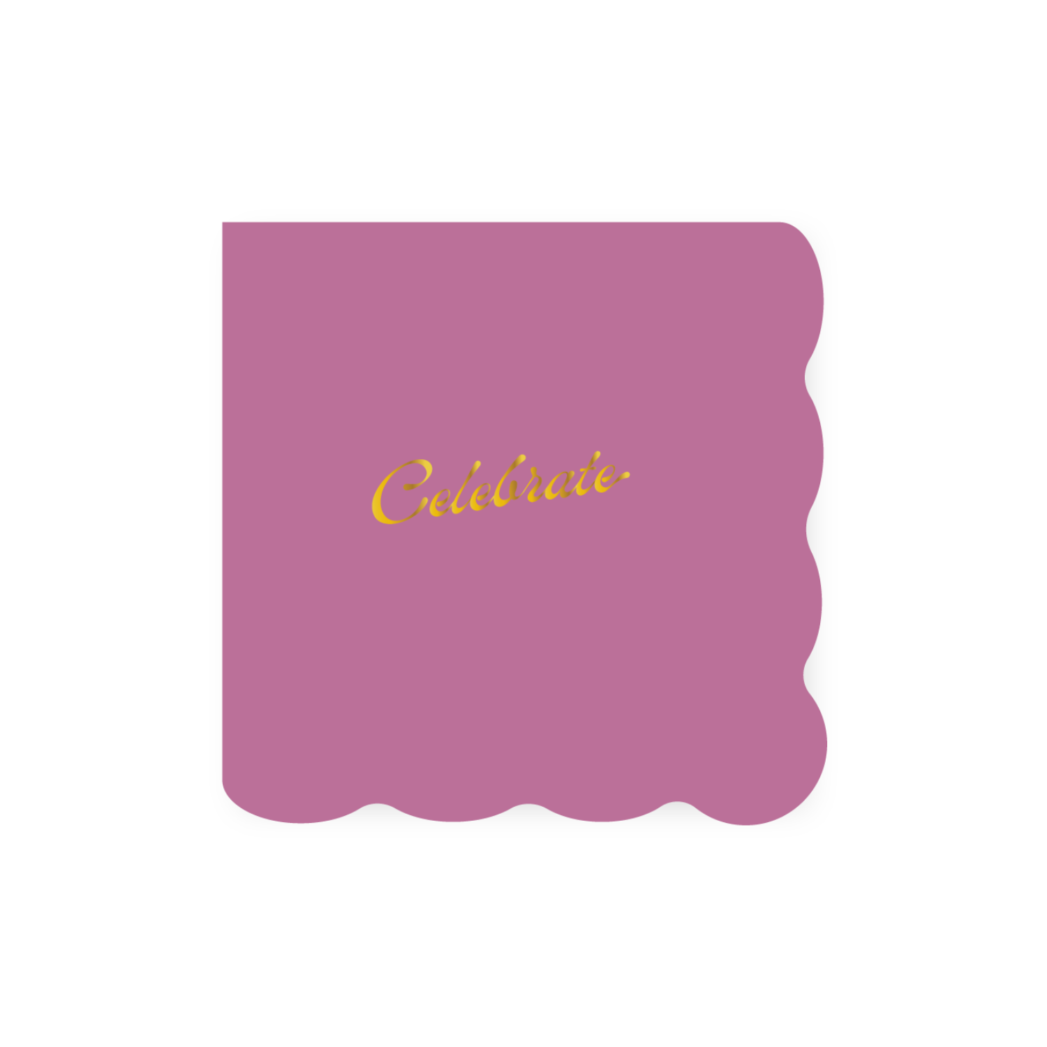 Celebrate Cocktail Napkin- Peony