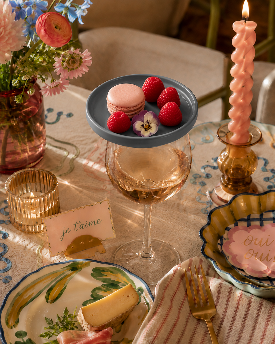 Charcuterie Wine Glass Topper