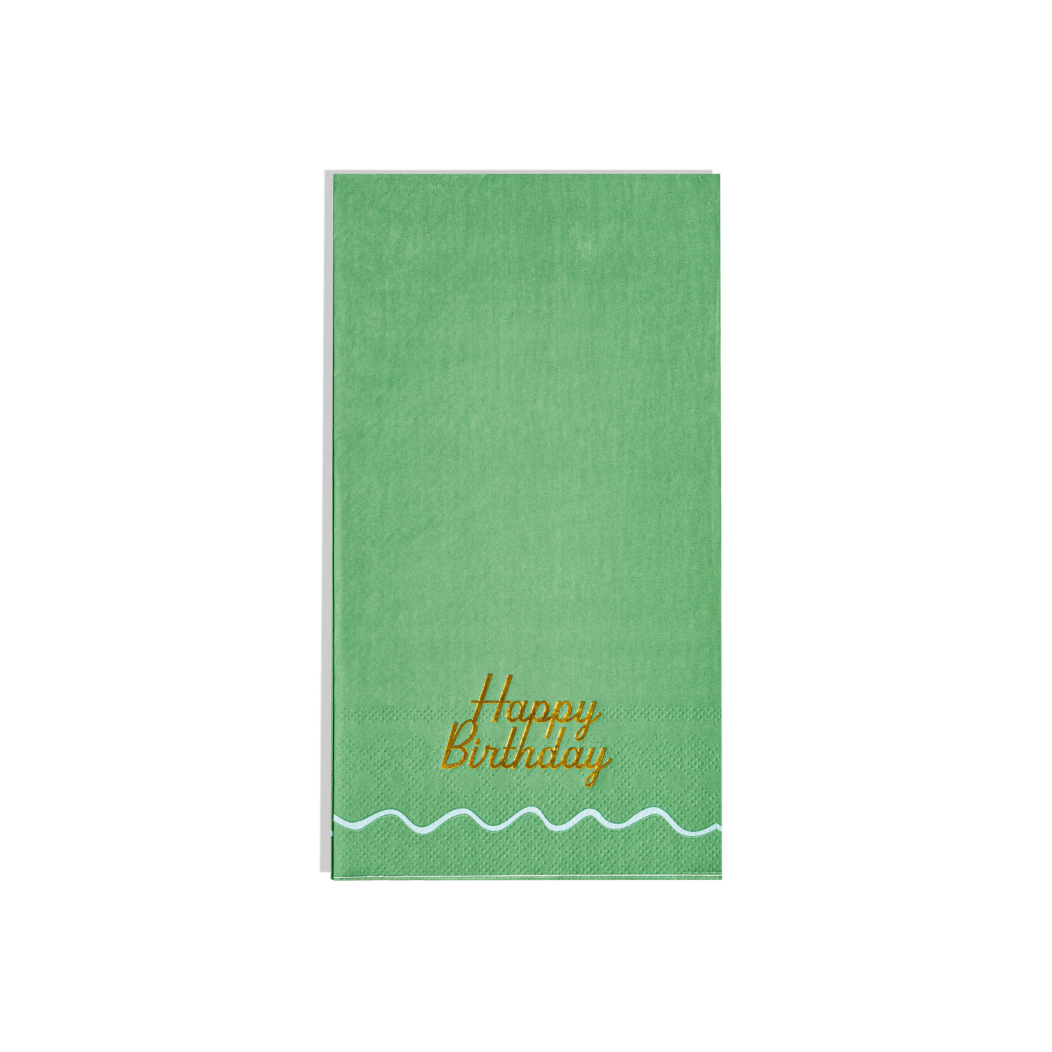 Blue & Green Birthday Guest Napkins