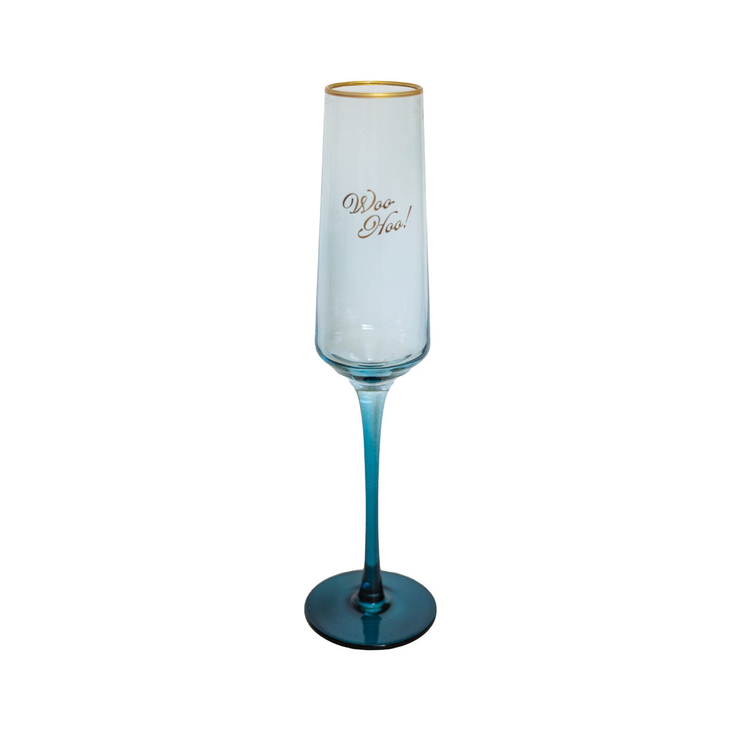Woo Hoo! Champagne Flute