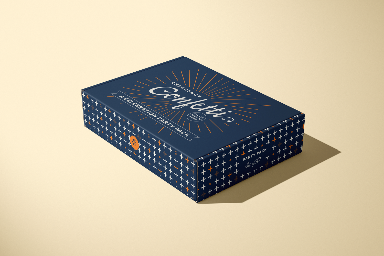 Navy/Orange Party Pack