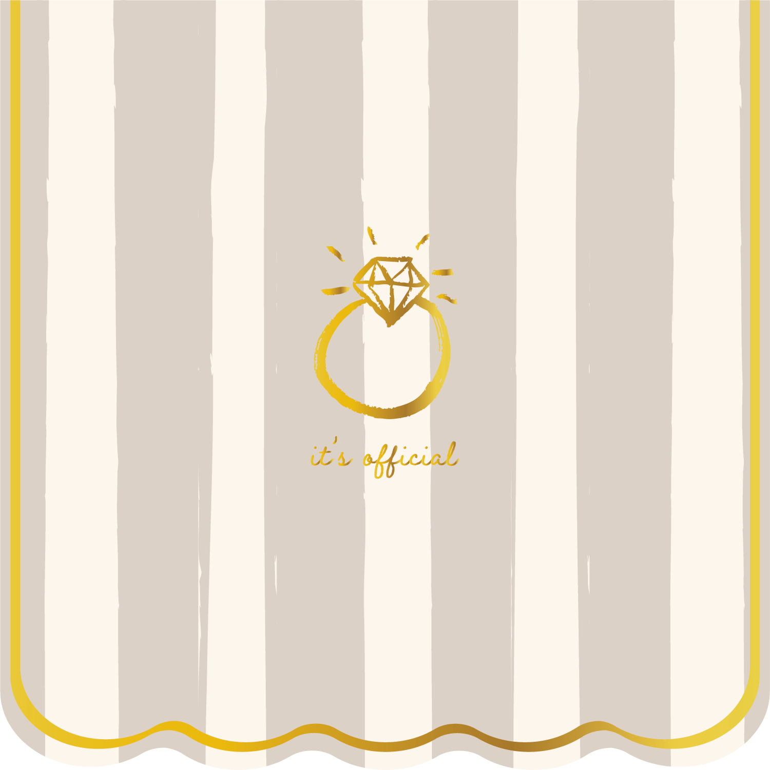 It's Offical Icon Cocktail Napkins