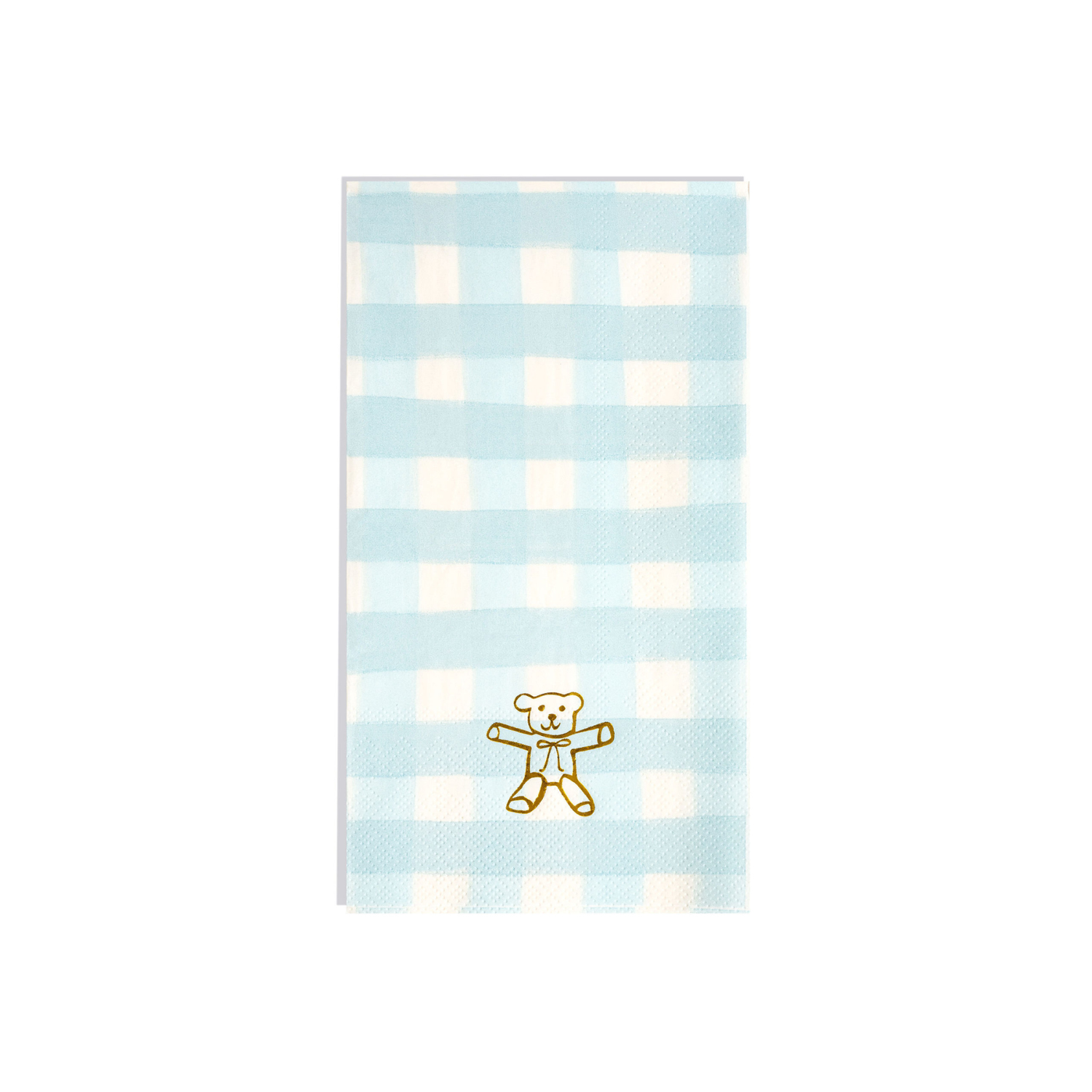 Blue Plaid Guest Napkins