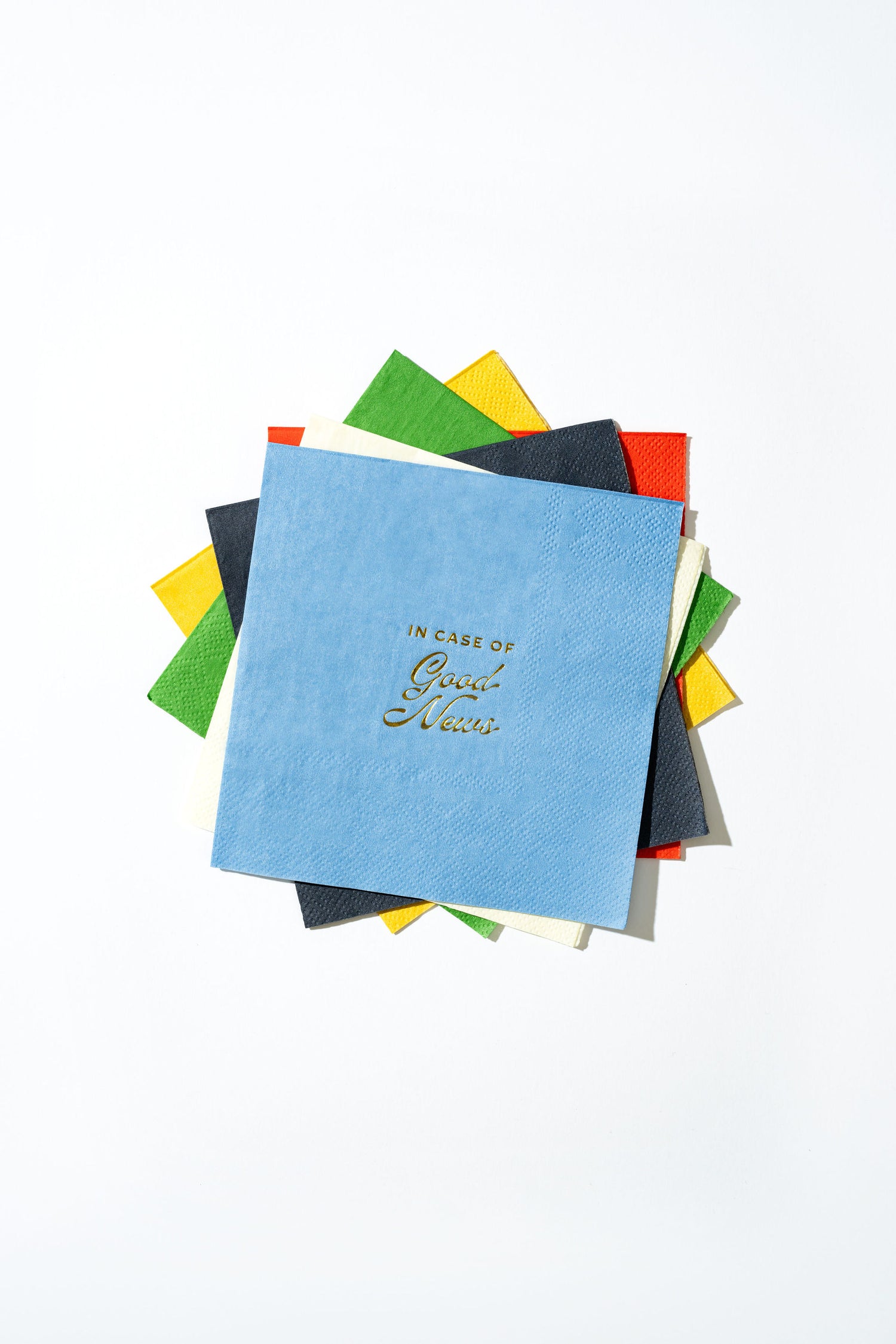 In Case of Good News Cocktail Napkin