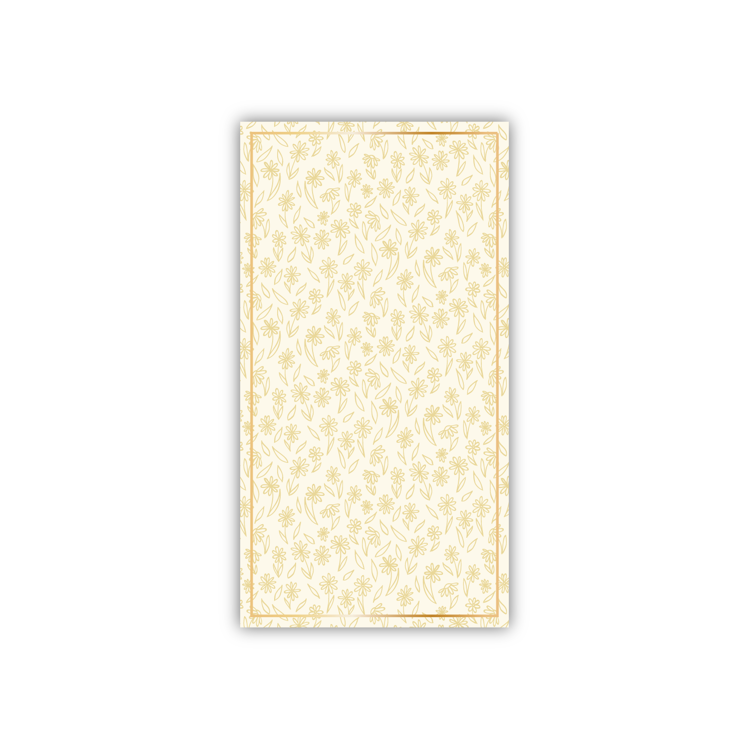 Butter Yellow Floral Guest Napkins