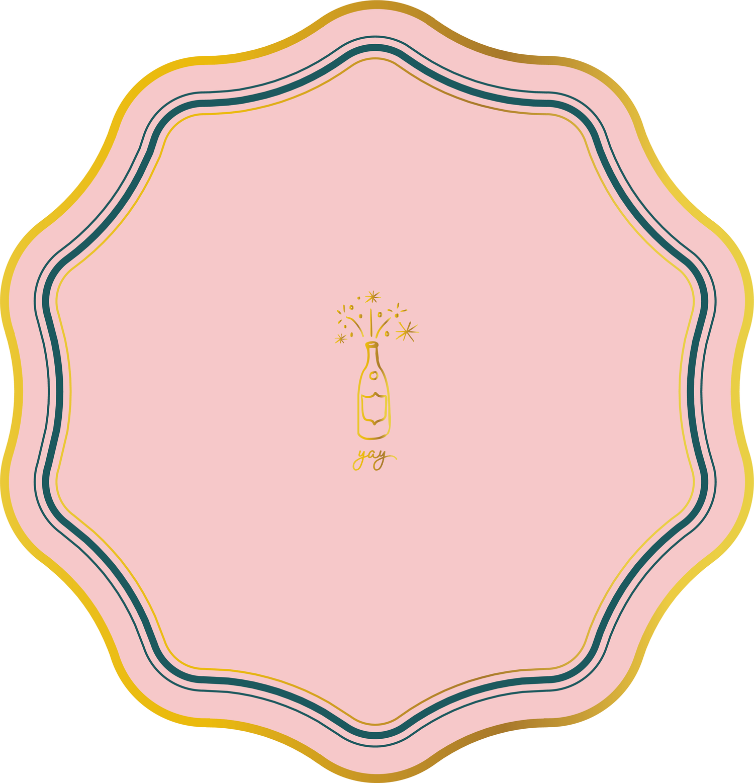 Yay Icon Party Plates- 2 Pack