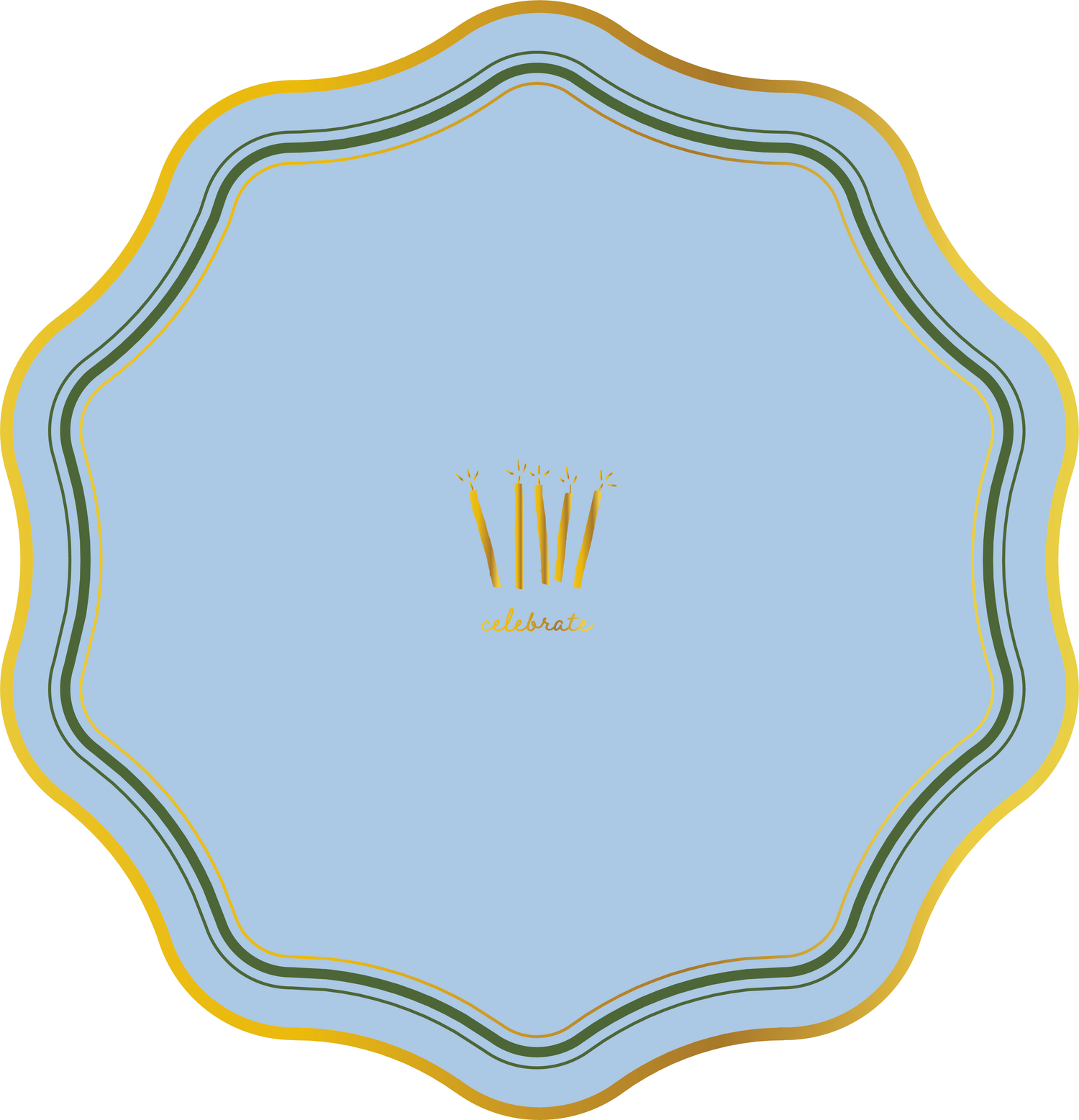 Celebrate Icon Party Plates- 2 Pack