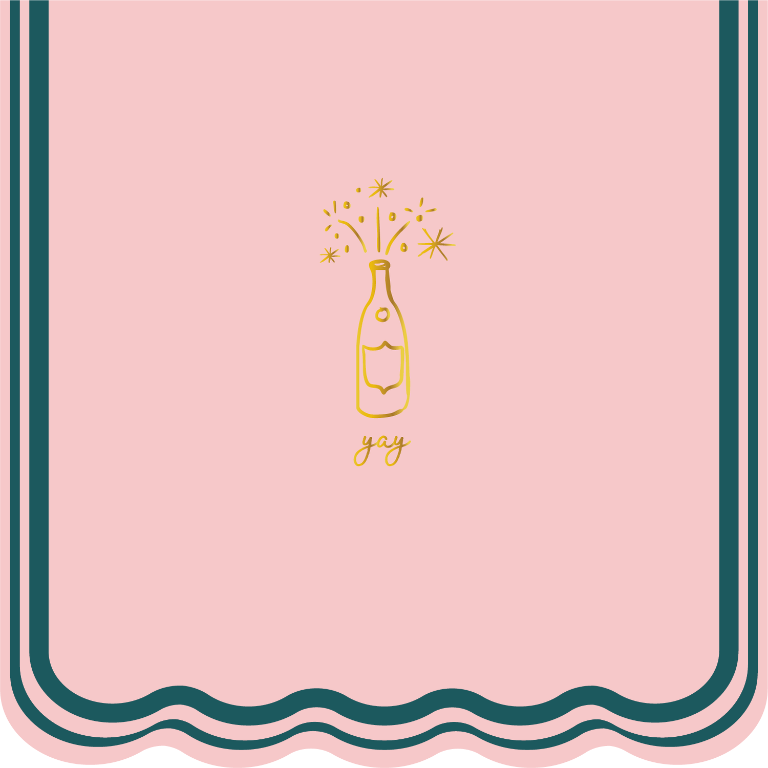 Yay Icon Cocktail Napkins- 2 Pack