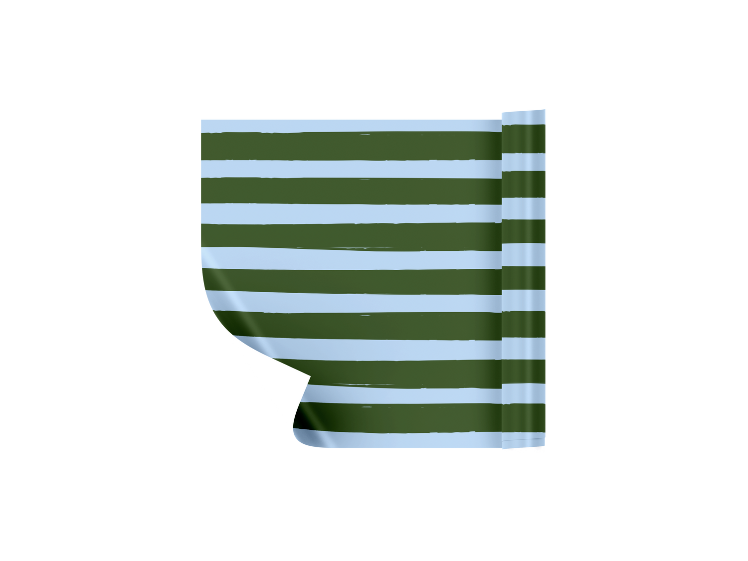 Blue/Green Stripe Table Runner