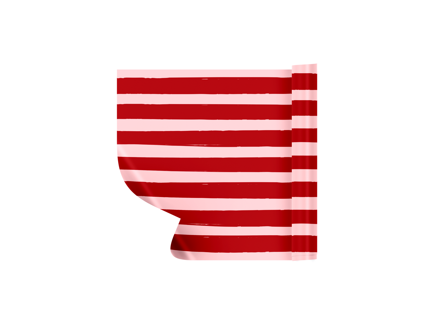 Red/Pink Stripe Table Runner