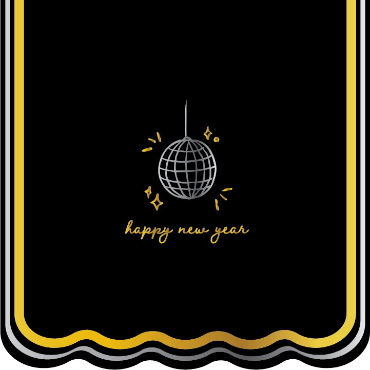 New Years Icon Cocktail Napkins