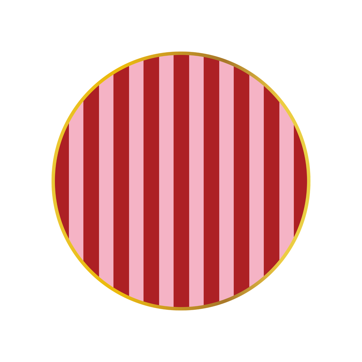 Pink & Red Stripe 9