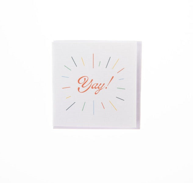 YAY! Mini Greeting Card