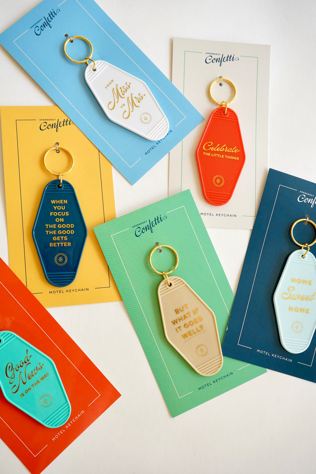 Celebrate the Little Things Keychain – Emergency Confetti