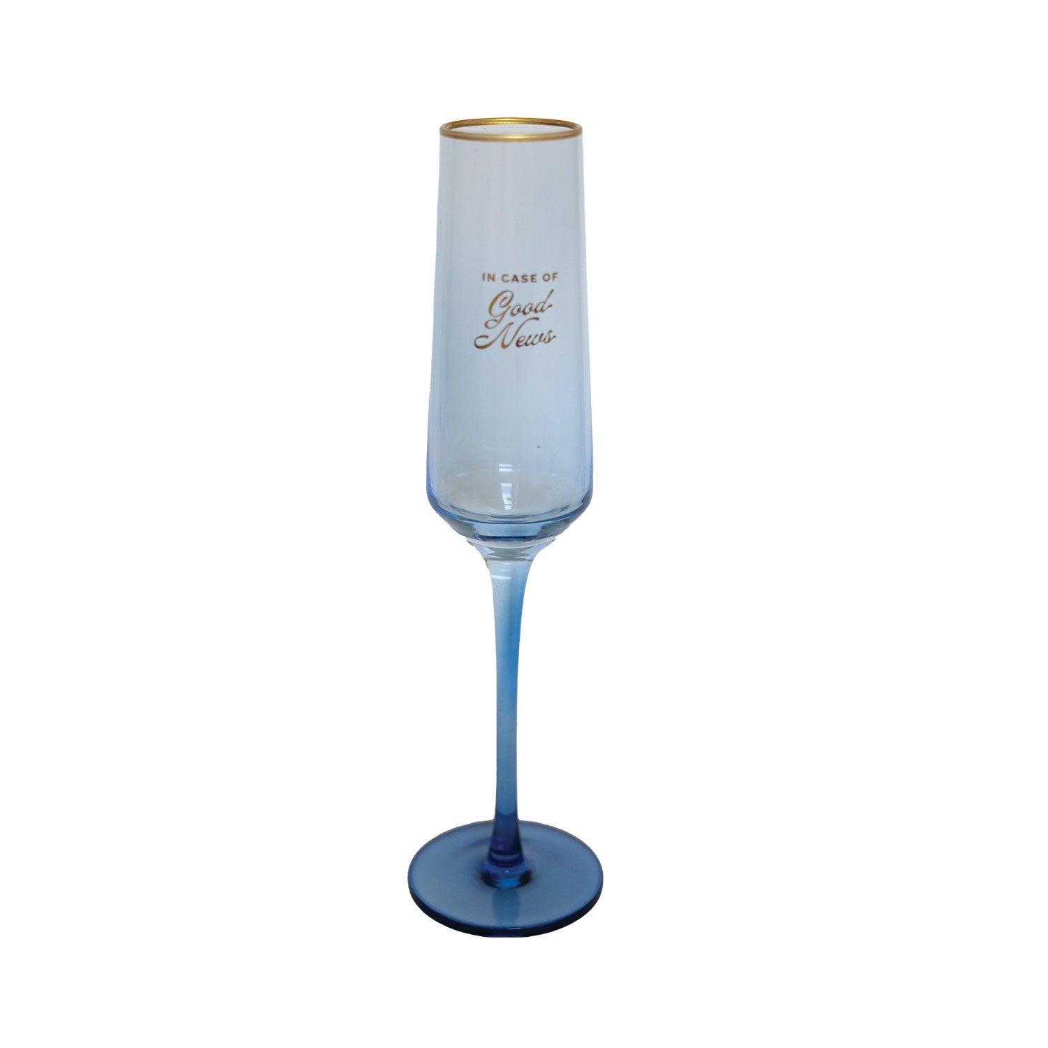 In Case of Good News Champagne Flute