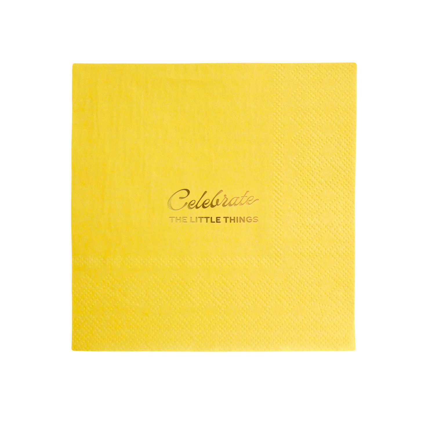 Celebrate the Little Things Cocktail Napkin
