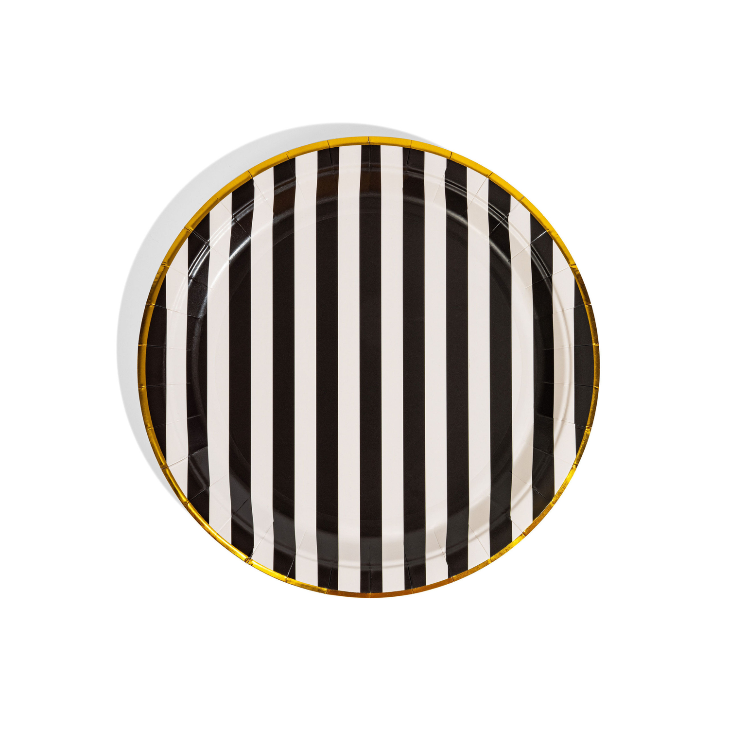 Black Stripe Dinner Plates