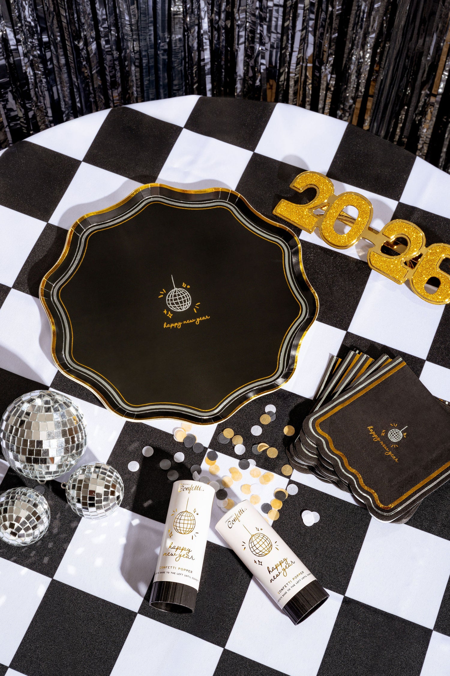 New Years Icon Cocktail Napkins