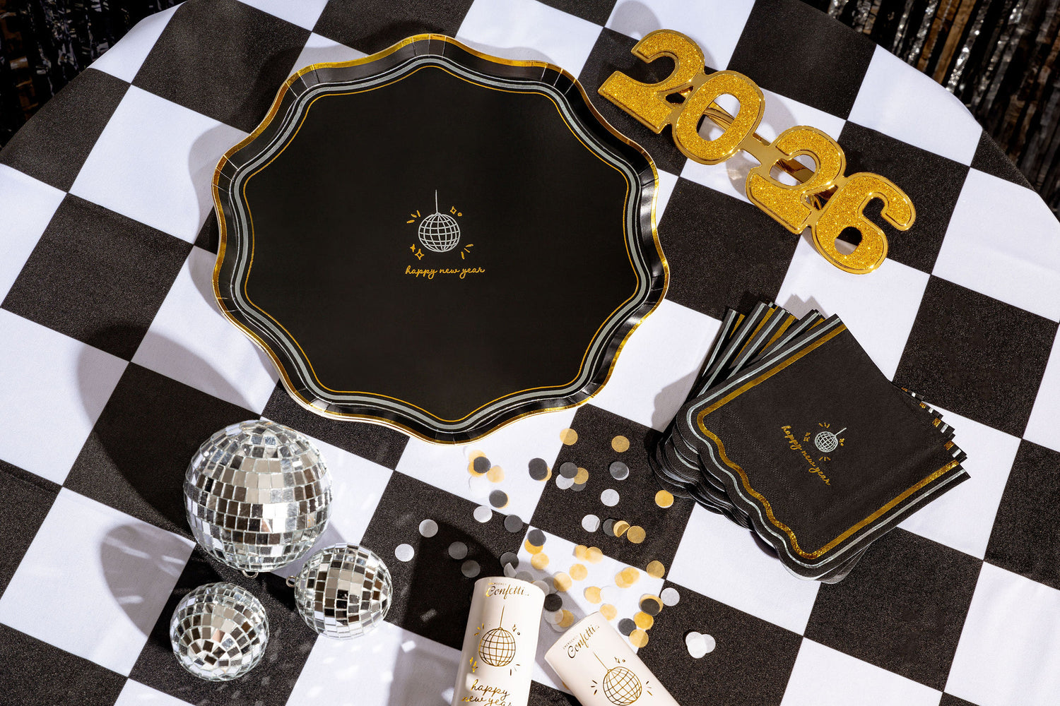 New Years Icon Cocktail Napkins