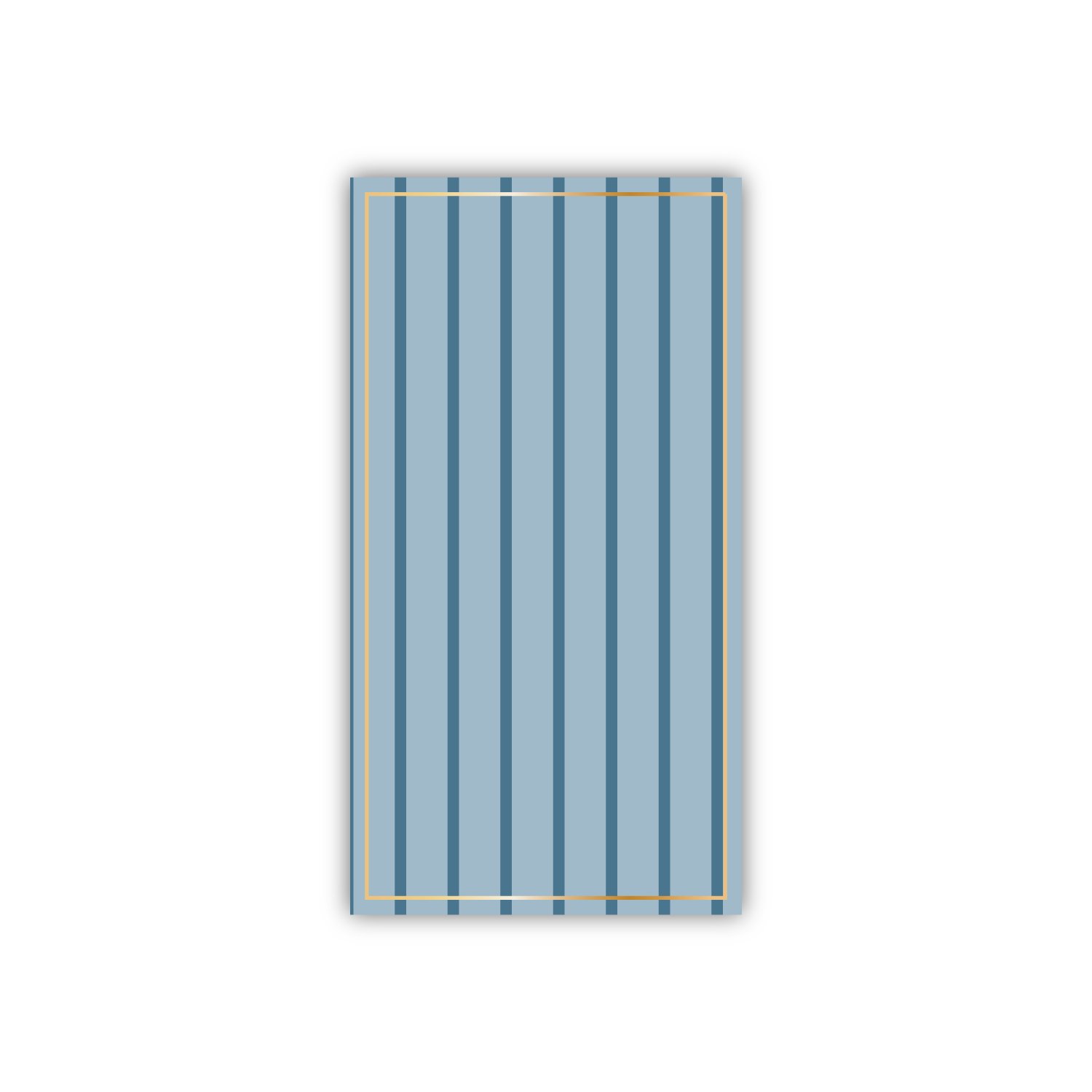 Dusty Blue Pinstripe Guest Napkins