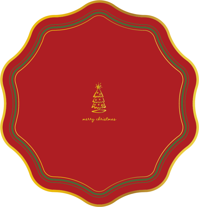 Christmas Icon Party Plates